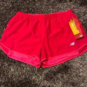 Hot Pink New Balance Shorts